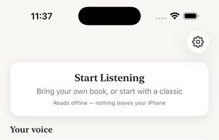 LoudReader screenshot 1