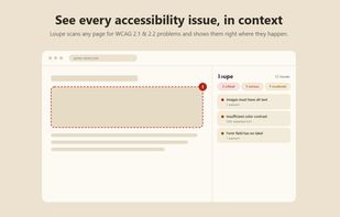 Loupe — Web Accessibility Checker screenshot 1