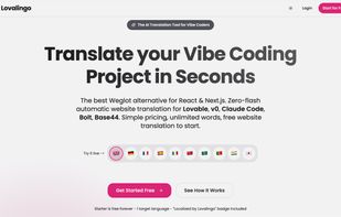 Translate react in one prompt