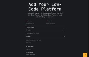 Low Code Platforms