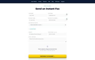 Send a Fax Instantly — Pricing by Country
