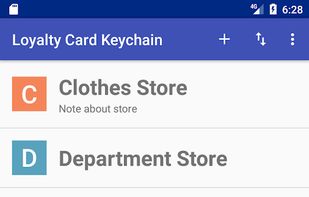 Loyalty Card Keychain screenshot 1