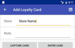 Loyalty Card Keychain screenshot 3