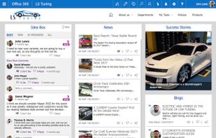 LS Intranet screenshot 3