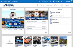 LS Intranet screenshot 2