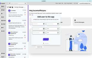 LucaMail screenshot 3