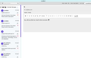 LucaMail screenshot 2