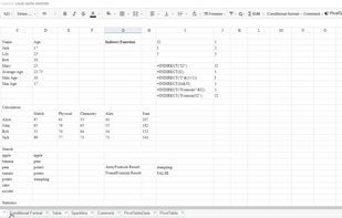 Luckysheet screenshot 1