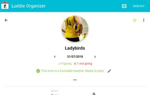 Luddie Organizer screenshot 1