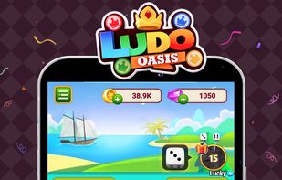 Ludo Oasis Dice Board Game screenshot 1
