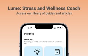 Lume: Stress & Wellness Coach screenshot 2