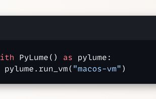 lume VM screenshot 1