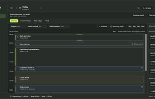 LumeWorklog screenshot 2