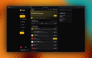 The “Explore” page on Lumio (version pictured is 1.4.1).