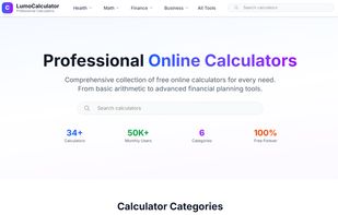 LumoCalculator screenshot 1