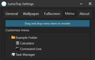 LumoTray screenshot 1