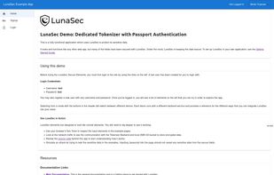 LunaDefend Demo App