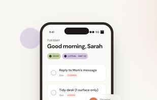 Lunar: ADHD & Period Tracker screenshot 1