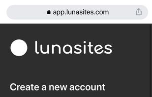 Lunasites screenshot 1