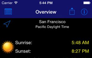 LunaSolCal screenshot 1