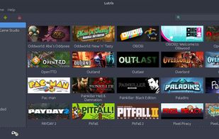 Lutris' main window