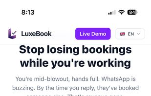 LuxeBook screenshot 1
