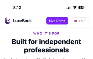 LuxeBook screenshot 1