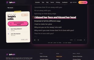 Lyric Session Example