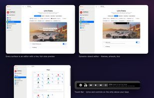 Settings: fonts, colors, themes and where the lyrics appear