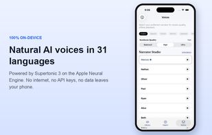 Choosing an on-device AI narrator