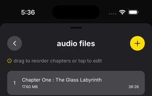 importing audio files from files or cloud