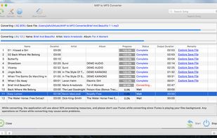 M4P to MP3 Converter for Mac screenshot 1