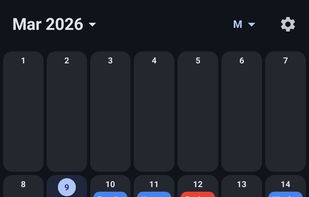 MA Calendar screenshot 1