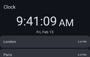 MA Clock screenshot 1