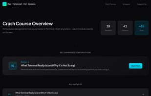 Mac Terminal for Humans screenshot 1
