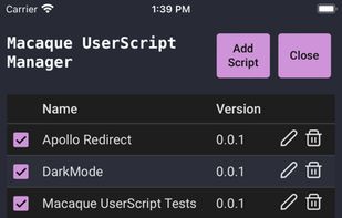 Macaque screenshot 1