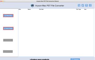 MacGater Outlook PST Converter screenshot 1