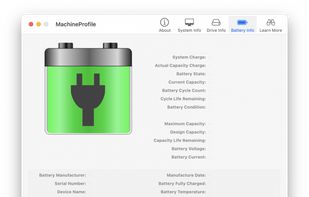 The Battery feature also works for Desktop Macs connected to UPS devices via USB.