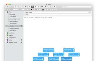 MacJournal screenshot 1