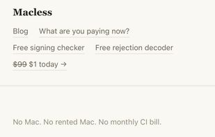 Macless screenshot 1