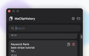 MaClipHistory screenshot 1