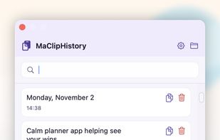 MaClipHistory screenshot 1
