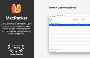 MacPacker screenshot 1