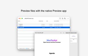 MacPacker screenshot 2