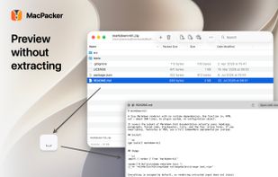 MacPacker screenshot 2