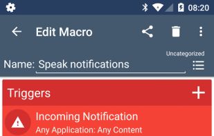 MacroDroid screenshot 1