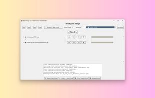 MacroForge Main GUI: Add automation modules and execute them in order. 
