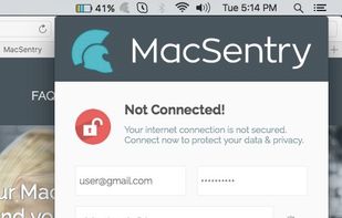 MacSentry VPN screenshot 1