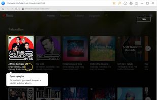Main interface of Macsome YouTube Music Downloader for Windows