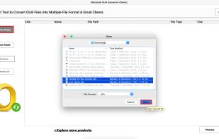 MacSonik OLM Converter screenshot 1